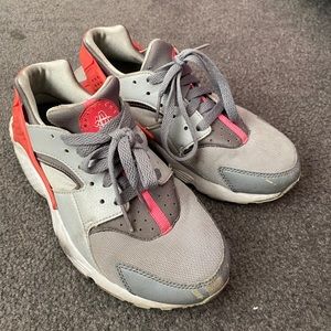 Grey/Pink Nike Huraches